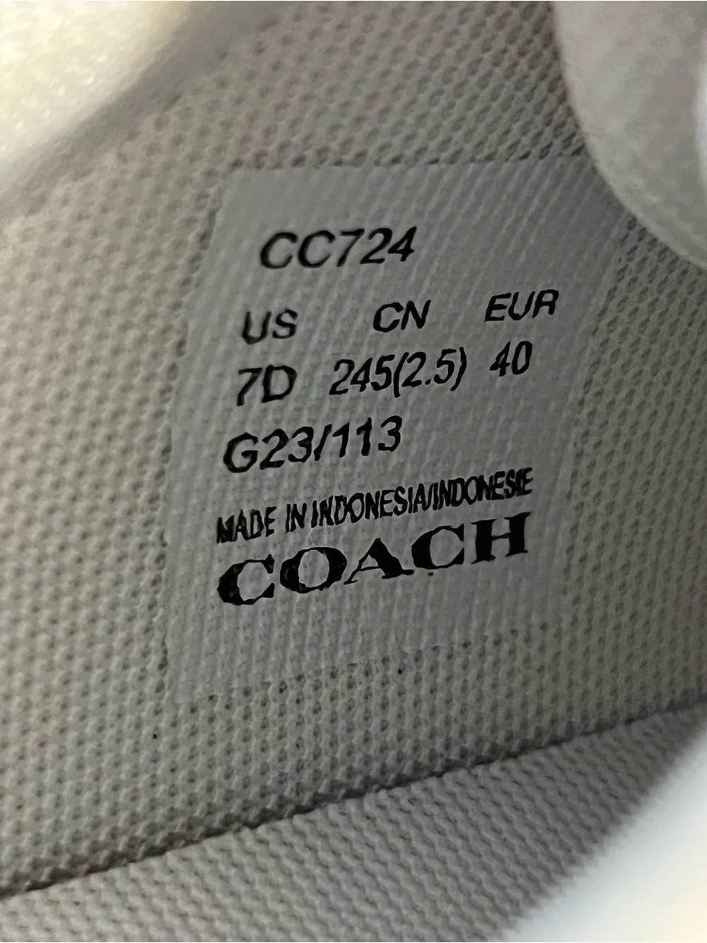 Coach High Line CC724 Sneakers